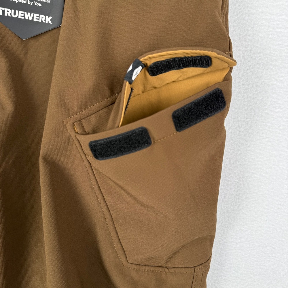 NEW Truewerk T3 Werkpant Mens 36x30 Brown Fleece Lined Technical Work Pants - Picture 6 of 13